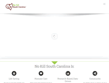 Tablet Screenshot of nokillsouthcarolina.org